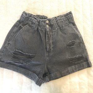 Black Denim Forever 21 Shorts